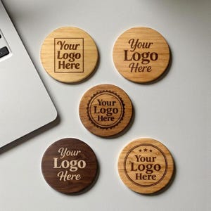 Wooden Coasters WolfEdge Blades