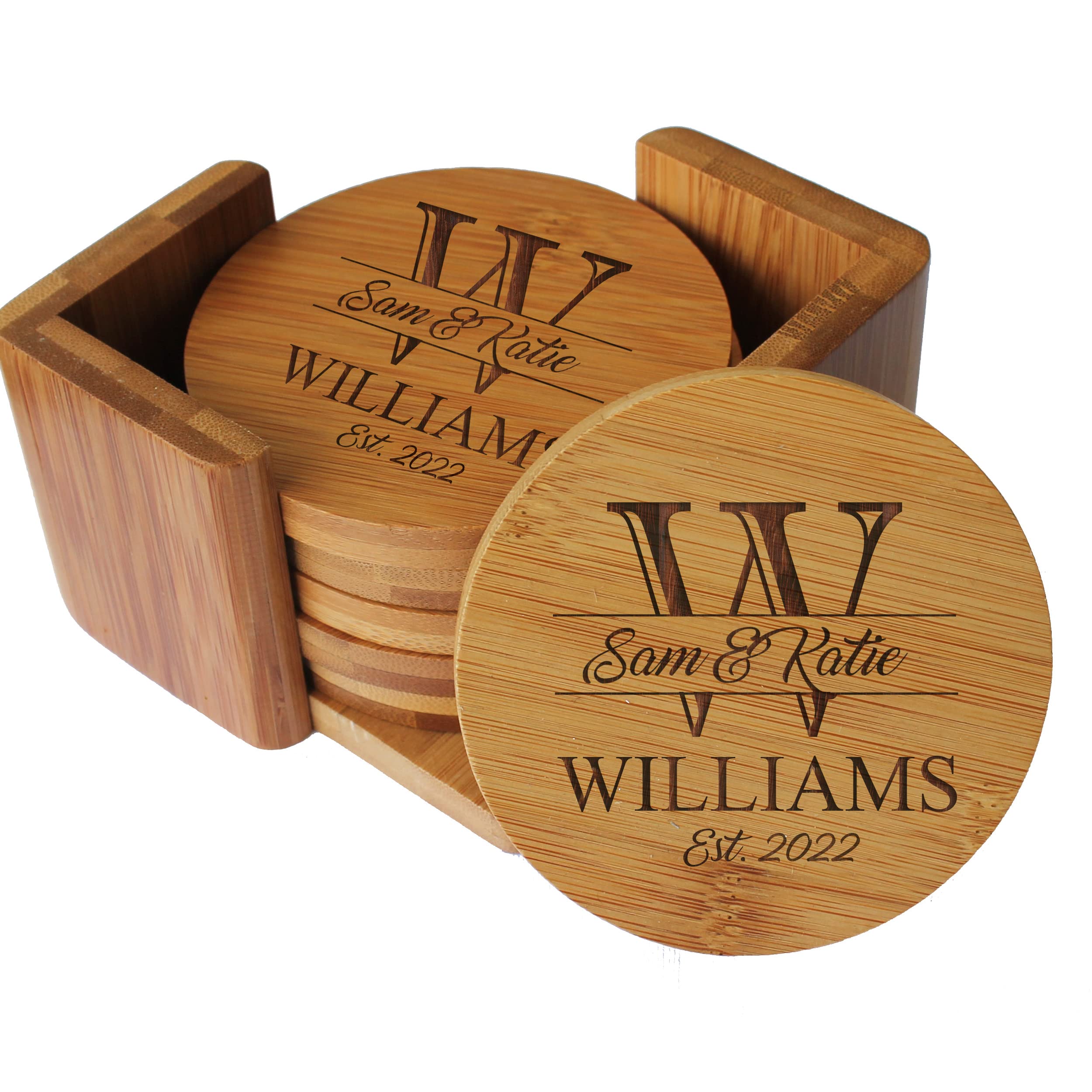 Wooden Coasters WolfEdge Blades
